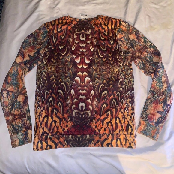 Hype Sweatshirt Size Medium Regular Fit Animal Safari Print - Picture 8 of 9